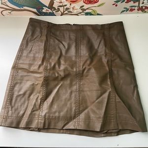 Free People Tan Skirt